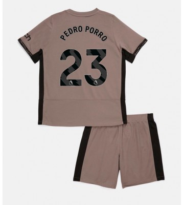 Tottenham Hotspur Pedro Porro #23 Replika Babytøj Tredje sæt Børn 2023-24 Kortærmet (+ Korte bukser)